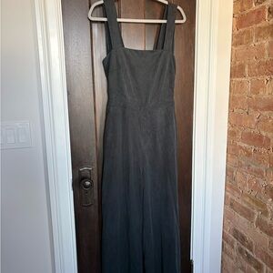 VETTA Charcoal Apron Jumpsuit - SZ 8